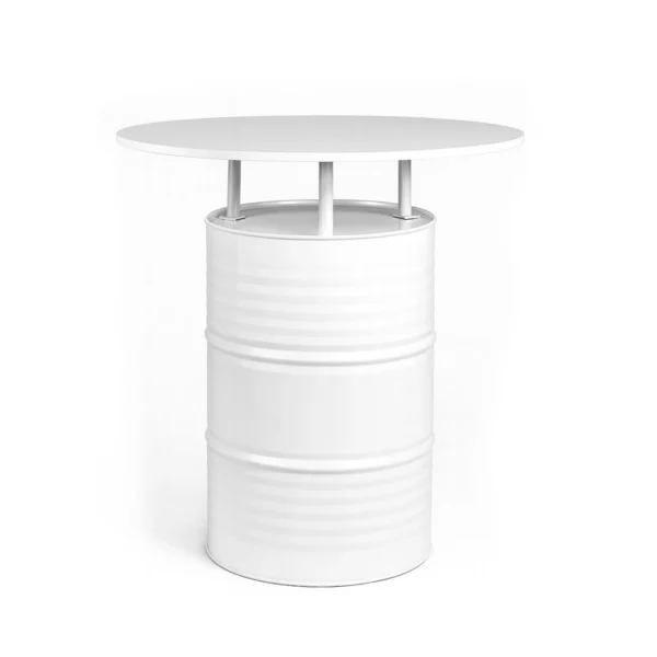 Armando-white- Drum-Cocktail-Table-rentals-rentra
