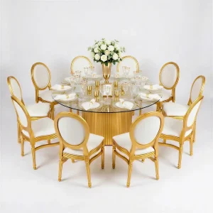 golden-dior-chair-cora-round-glass-for-events-in-dubai-abudhabi