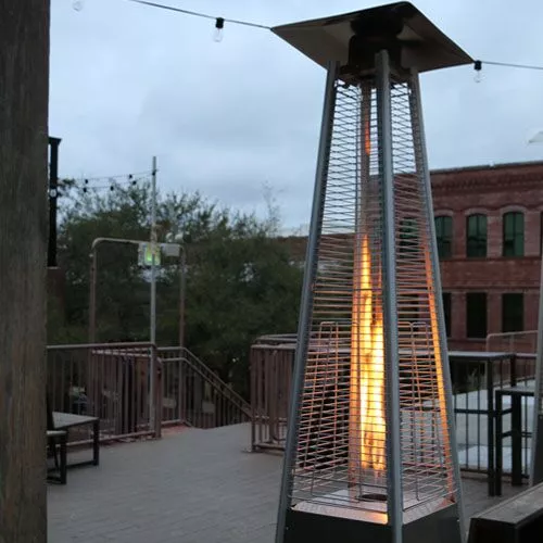 Stainless Steel Patio Pyramid Gas Heater For Sale
