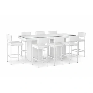 melanie-rectangular-white-cocktail-table-white-linea-bar-stool-rentals