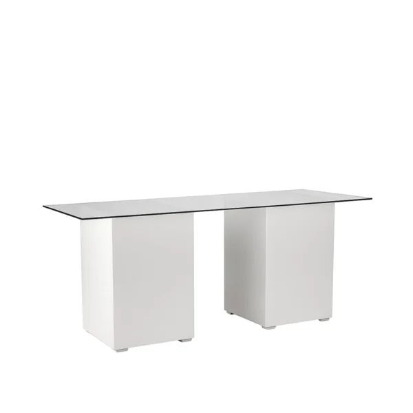 Azura-White-Base-190x-70-Glass-Top-Dining-Table-rental-rentra