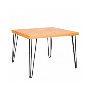 Isadora-Rustic-Top-black-Legs-100_-100_-75cm-Dining-Table-rental-rentra