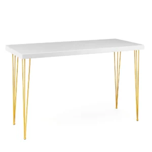 Isadora-white-Top-gold-Legs-190-70cm-Cocktail-table-rentals-rentra