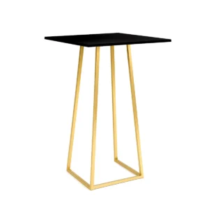 Linea-Black-Top-golden-Base-80-80-115cm-Cocktail-Table-rentals-rentra