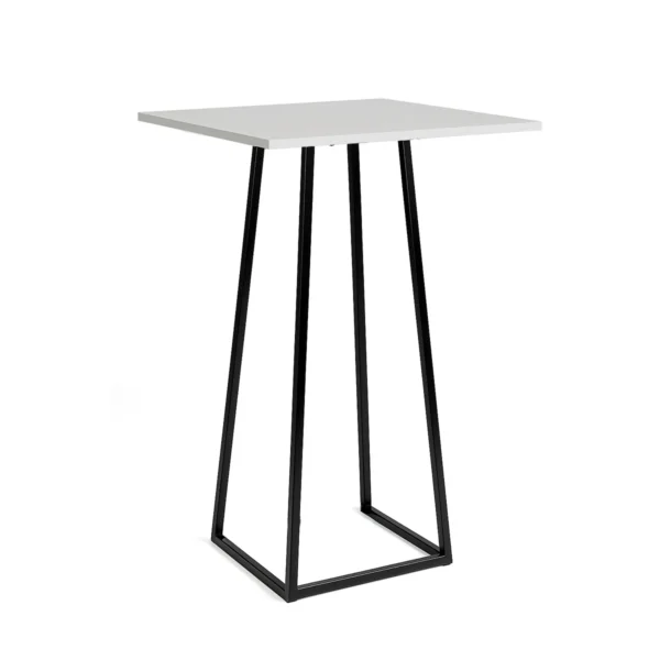 Linea-white-Top-black-Base-80-80-115cm-Cocktail-Table-rentals-rentra