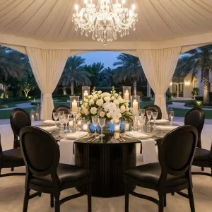 cora-black-base-glass-top-with-black-dior-chair-setup-for-events