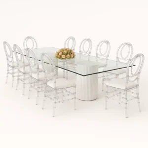 cora-dining-table-dior-acrylic-chair-rentals-rentra