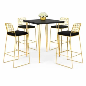 isadora-sqaure-black-top-golden-legs-golden-sacha-bar-stool-rental-rentra