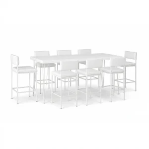 isadora-white-top-cocktail-table-white-bar-stool-setup-rental