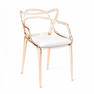 kolen-brown-acrylic-chair-white-cushion-rental-rentra