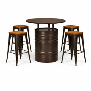armando-brown-drum-table-brown-armando-bar-stool-setup-rentals-rentra