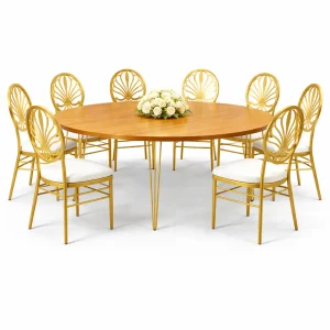 isadora-rustic-top-round-table-gold-chair-setup-rentals-rentra