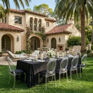 carla-rectangular-black-cover-acrylic-chairs-setup-rentals-real-image