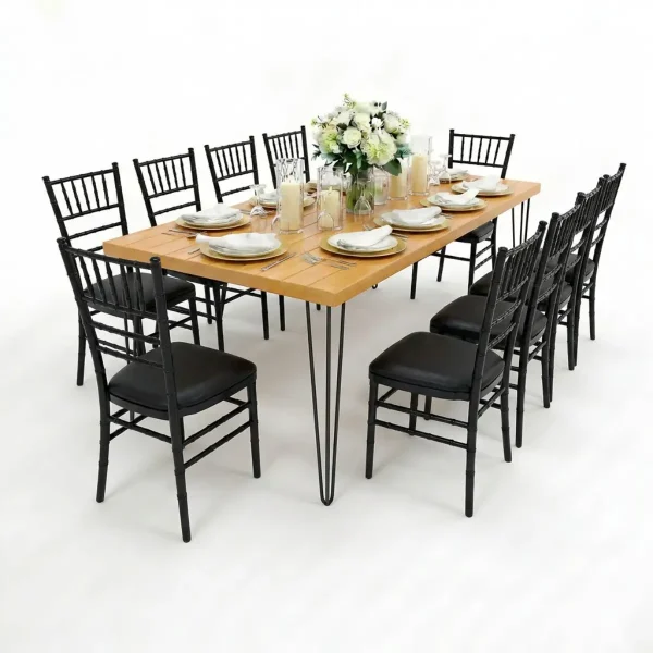Isadora Dinning Table Package 3 Rentals